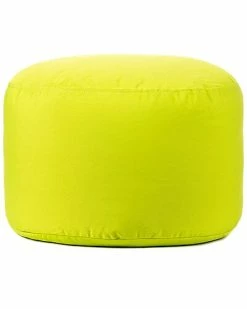 Gouchee Home Soleil Dotcom Indoor/ Outdoor Round Ottoman Pouf