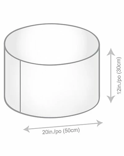 Gouchee Home Soleil Dotcom Indoor/ Outdoor Round Ottoman Pouf 6 Gouchee Home Soleil Dotcom Indoor/ Outdoor Round Ottoman Pouf - Image 4