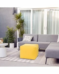 Gouchee Home Soleil Cube Outdoor/Indoor Ottoman Pouf -Shop Style Sales 3050402743 RLLD 2