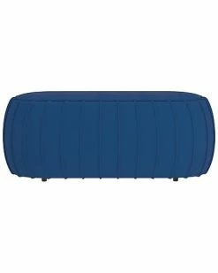 Worldwide Home Furnishings Modern Velvet Ottoman