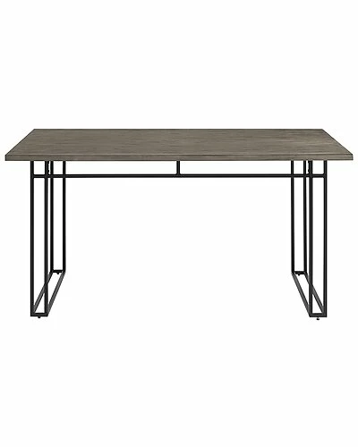 Hewson Modern Veneer Table With Metal Legs Home 3 Hewson Modern Veneer Table With Metal Legs Home