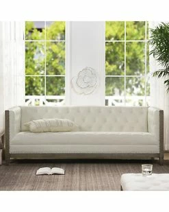 Jennifer Taylor Home Sylvan Farmhouse Oak Tuxedo Sofa 7 Jennifer Taylor Home Sylvan Farmhouse Oak Tuxedo Sofa -Shop Style Sales 3050417385 RLLD 3