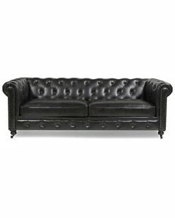 Jennifer Taylor Home Winston Leather Tufted Chesterfield Sofa 6 Jennifer Taylor Home Winston Leather Tufted Chesterfield Sofa -Shop Style Sales 3050417386 RLLD 2