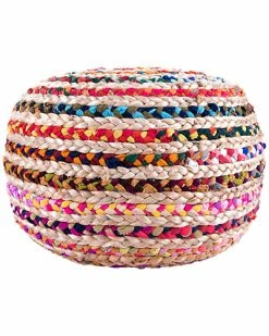 NuLOOM Ling Knitted Round Pouf Home