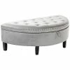 Chic Home Jacqueline Silver Storage Ottoman 1 Chic Home Jacqueline Silver Storage Ottoman -Shop Style Sales 3050419965 RLLD 1