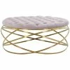 Safavieh Couture Rumi Tufted Velvet Ottoman Home