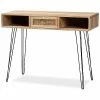 Baxton Studio Harrell 1-Drawer Console Table Home -Shop Style Sales 3050421262 RLLD 1