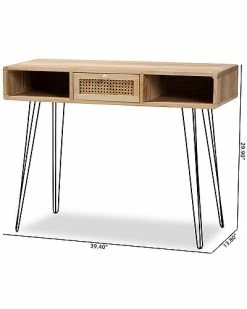 Baxton Studio Harrell 1-Drawer Console Table Home 7 Baxton Studio Harrell 1-Drawer Console Table Home -Shop Style Sales 3050421262 RLLD 3
