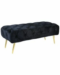 Sagebrook Home Tufted 40In Bench
