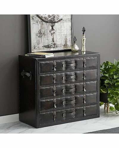 Peyton Lane Traditional Black Wood Chest Home 4 Peyton Lane Traditional Black Wood Chest Home - Image 2