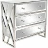 Peyton Lane Glam Silver Stainless Steel Chest Home -Shop Style Sales 3050426011 RLLD 1