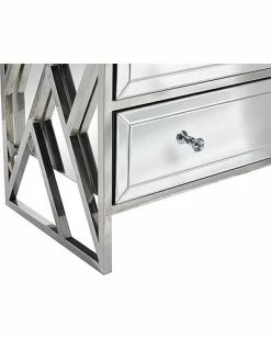 Peyton Lane Glam Silver Stainless Steel Chest Home 14 Peyton Lane Glam Silver Stainless Steel Chest Home -Shop Style Sales 3050426011 RLLD 6