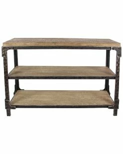 Peyton Lane Industrial Wood Console Table Home -Shop Style Sales 3050426016 RLLD 3