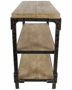 Peyton Lane Industrial Wood Console Table Home -Shop Style Sales 3050426016 RLLD 4
