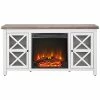 Abraham + Ivy Colton Rectangular Tv Stand With Log Fireplace For Tv'S Up To 55In Home -Shop Style Sales 3050431460 RLLD 1