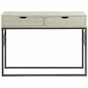Hewson 2 Drawer Faux Shagreen Entry Table Home