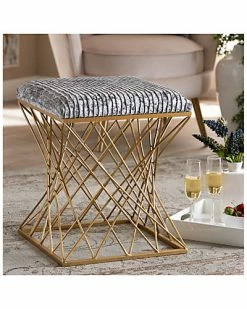 Design Studios Fiore Crushed Velvet Ottoman Home -Shop Style Sales 3050436798 RLLD 3