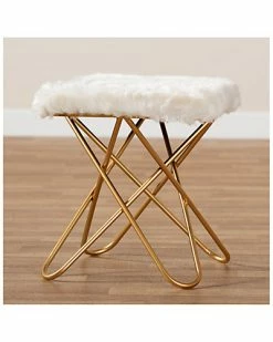 Design Studios Valle Metal Ottoman Home -Shop Style Sales 3050436808 RLLD 4