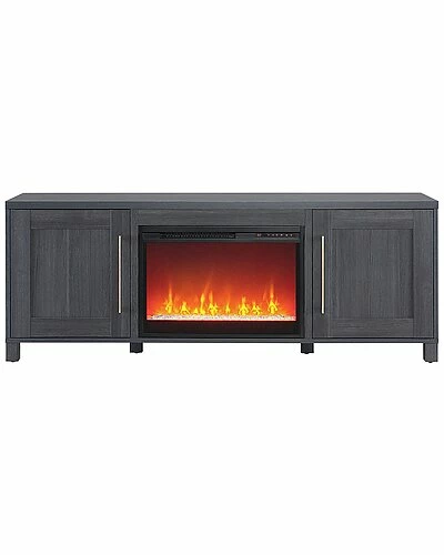 Abraham + Ivy Chabot Rectangular Tv Stand With 26in Crystal Fireplace For Tv'S Up To 80In Home 3 Abraham + Ivy Chabot Rectangular Tv Stand With 26in Crystal Fireplace For Tv'S Up To 80In Home