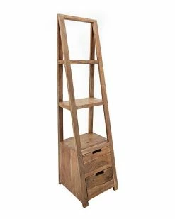 Sagebrook Home 69" Wooden Book Case W/ 2 Drawers