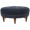 Safavieh Couture Bedell Round Tufted Ottoman Home