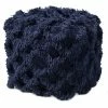 Baxton Studio Asuka Fringe Pouf Ottoman Home -Shop Style Sales 3050443369 RLLD 1
