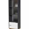 Baxton Studio Reed 2-Drawer Living Room Bookshelf Home -Shop Style Sales 3050443479 RLLD 1