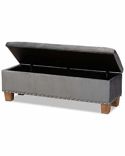 Design Studios Hannah Button-Storage Ottoman Bench Home 3 Design Studios Hannah Button-Storage Ottoman Bench Home