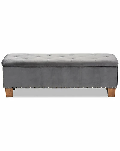 Design Studios Hannah Button-Storage Ottoman Bench Home 4 Design Studios Hannah Button-Storage Ottoman Bench Home - Image 2