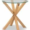 Baxton Studio Lida Glass End Table Home -Shop Style Sales 3050443557 RLLD 1
