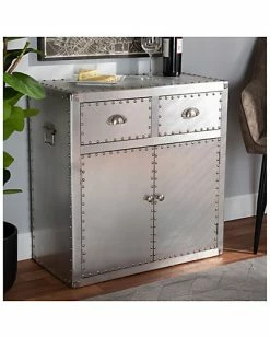 Baxton Studio Erge 2-Door Accent Storage Cabinet Home -Shop Style Sales 3050443561 RLLD 5