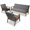 Baxton Studio Rrento 3pc Living Room Set Home -Shop Style Sales 3050443580 RLLD 1