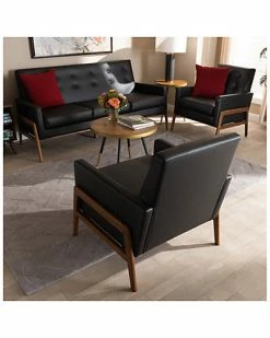 Baxton Studio Perris 3pc Living Room Set Home 13 Baxton Studio Perris 3pc Living Room Set Home -Shop Style Sales 3050443586 RLLD 6