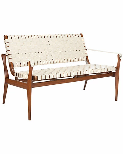 Safavieh Couture Dilan Leather Loveseat Home 3 Safavieh Couture Dilan Leather Loveseat Home