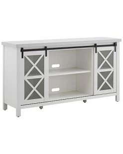 Abraham + Ivy Clementine 58In White Tv Stand Home