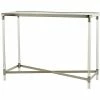 Peyton Lane Silver Contemporary Metal Console Table Home