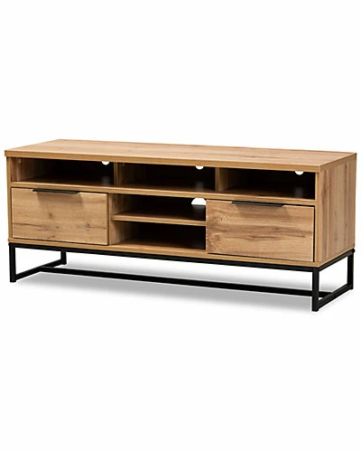 Design Studios Reid Industrial 2-Drawer TV Stand Home 3 Design Studios Reid Industrial 2-Drawer TV Stand Home