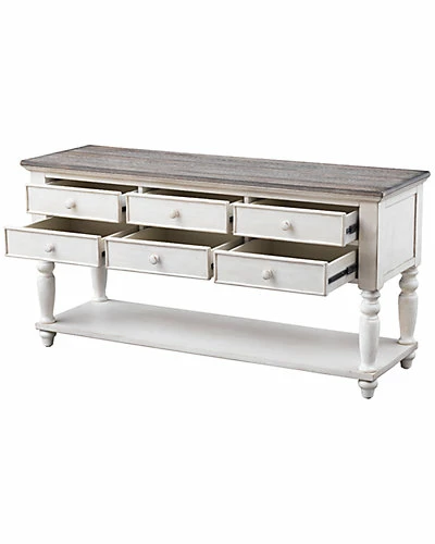 Coast To Coast Bar Harbor II Six-Drawer Console Table Home 5 Coast To Coast Bar Harbor II Six-Drawer Console Table Home - Image 3