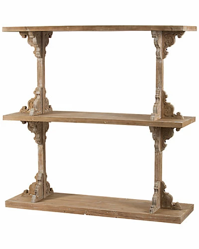 A&B Home Wooden Shelf 3 A&B Home Wooden Shelf