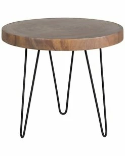 East At Main At Main Larkin Teak Accent Table Home