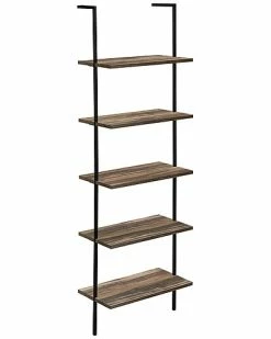 Monarch Specialties 5 Tier Etagere Ladder Bookshelf Home