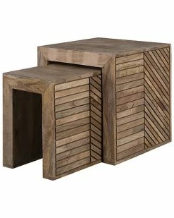 Artistic Home & Lighting Set Of 2 Deltaville Accent Tables