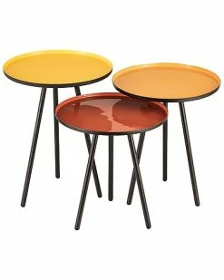 Artistic Home & Lighting Set Of 3 Gregg Accent Tables
