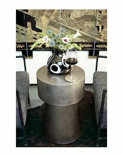 Bernhardt Linea Metal Round Chairside Table Home -Shop Style Sales 3050471636 RLLD 3