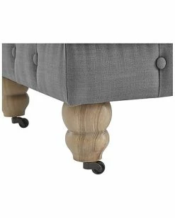 Shabby Chic Kaleigh Chesterfield Cocktail Ottoman Home -Shop Style Sales 3050485896 RLLD 3