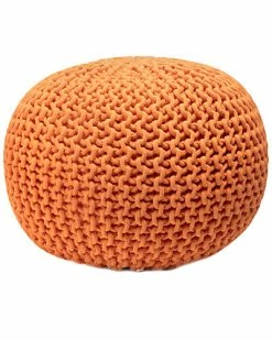 Alternative view of NuLOOM Ling Knitted Round Pouf Home