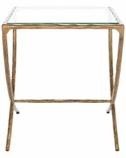 Safavieh Couture Debbie Square Metal Accent Table Home