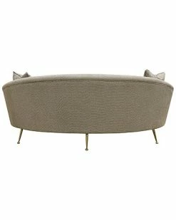 Pasargad Home Luna Collection Textured Fabric Curved Sofa -Shop Style Sales 3050502015 RLLD 7