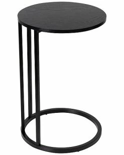 Honey-Can-Do Round C End Table Home
