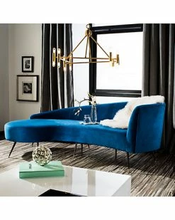 Safavieh Couture Evangeline Velvet Parisian Sofa Home -Shop Style Sales 3050508872 RLLD 4